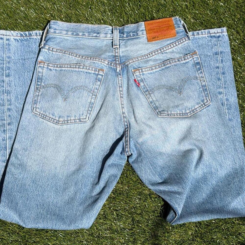 Levis premium 501 blue jeans